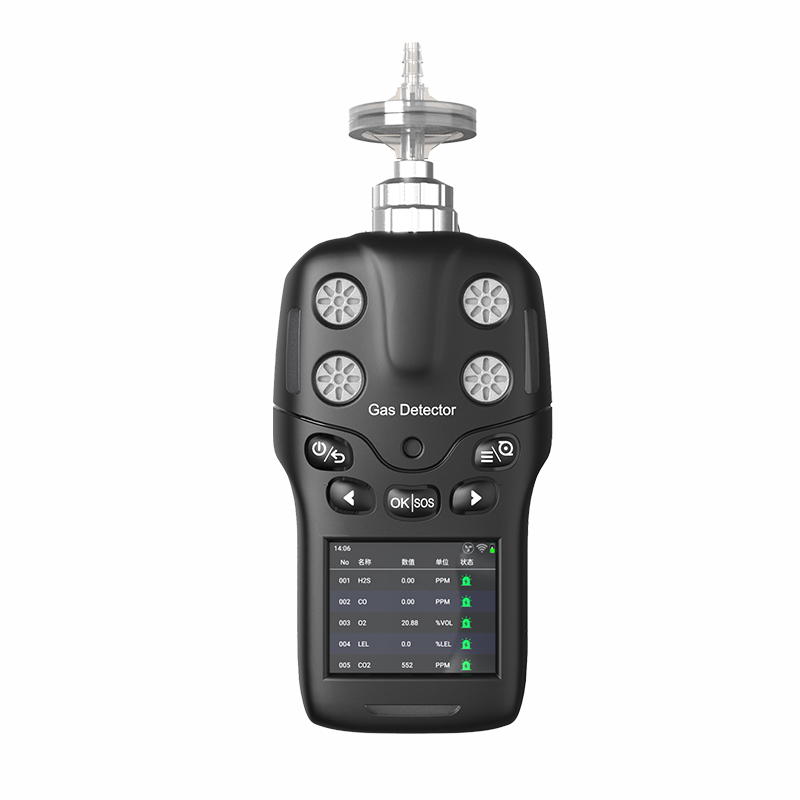 BTYQ-MS400-S: เครื่องตรวจจับก๊าซแบบพกพาแบบพกพาสี่แบบรอบ ๆ