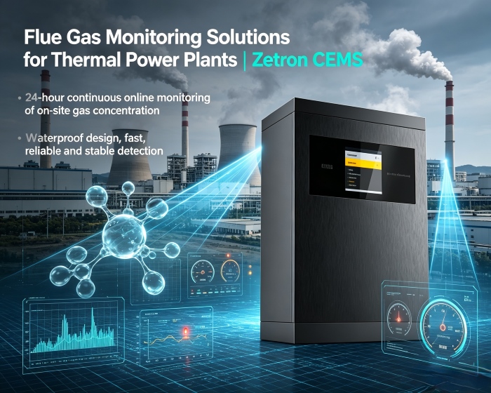 โซลูชันการตรวจสอบก๊าซไอเสียสำหรับโรงไฟฟ้าพลังความร้อน | Zetron CEMS ตั้งแต่การตรวจสอบกระบวนการไปจนถึงการปฏิบัติตามข้อกำหนดการปล่อยก๊าซที่ปลายท่อ