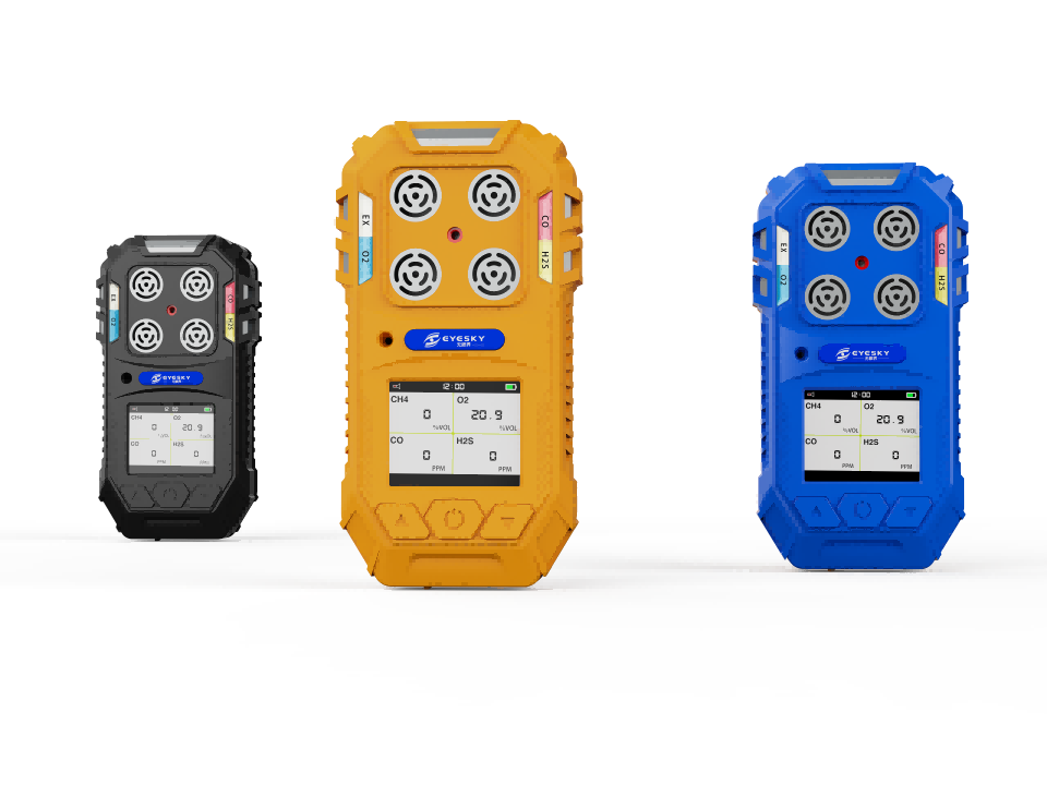 MS104K เครื่องตรวจจับก๊าซแบบพกพา 4-in-1